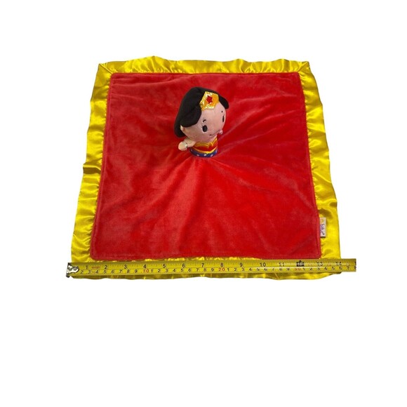 Wonder Woman Baby Security Blanket Plush DC Comics Lovey By Hallmark Itty Bittys - Picture 11 of 12